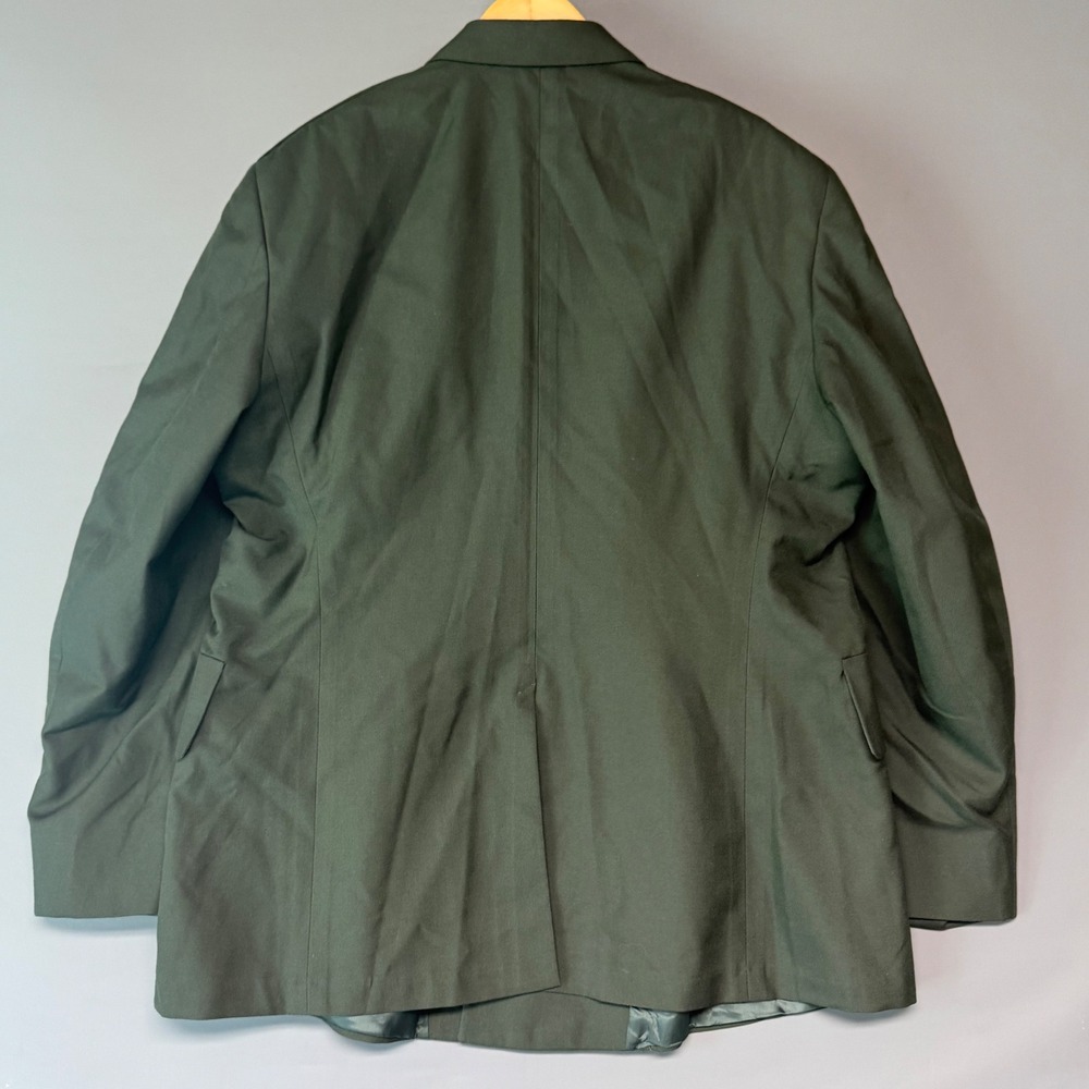 US Army Mens Green Service Uniform Dress Coat AG-489 50R De Rossi & Son Co New - Picture 2 of 7